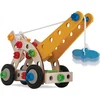 Image de HEROS Constructor Kranwagen - Houten constructieset - 65-delig