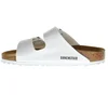 Image de Birkenstock Arizona BS Slippers - White - Narrow Fit - Maat 41 - Unisex