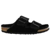 Image de Birkenstock Arizona Fell Pantoffels - Sloffen - Dames - Zwart - Maat 42