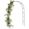 Image de 6 x rozenboog - tuinboog - obelisk - pergola - klimop - rankhulp - rozen boog