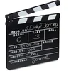 Image de filmklapper - hout - 26 x 30 cm - filmklep - themafeest - decoratie zwart