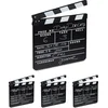 Image de 4x filmklapper zwart - film klapboard - filmklap - clapper board - clapboard
