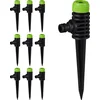 Image de 10x cirkelsproeier tuin - sprinkler - tuinsproeier met grondpin - watersproeier