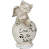 Image de gedenksteen kat - love needs no words - aandenken huisdier - grafsteen