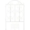Image de tuinhek - set van 3 - elk 98 x 63,5 cm - metaal - wit