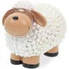 Image de tuinbeeld schaap - weerbestendig - 15,5 cm - polyresin - buiten