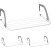 Image de droogrek hangend - set van 3 - 3 m drooglengte - voor balkon - radiator - staal