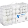 Image de Kerstballen - set van 100 - plastic - wit