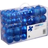 Image de Kerstballen - set van 100 - plastic - blauw