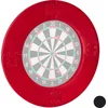Image de dartbord surround ring R7 - 4-delig - beschermring darts - muurbescherming - EVA - Ø 72 cm - rood