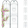 Image de Plantenklimrek - set van 2 - 180x50 cm - metaal