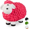 Image de tuinbeeld schaap - keramiek - weerbestendig - roze