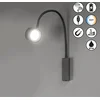 Image de FHL Easy! - Wandlamp Magnetic - leeslamp/nachtlamp - Flexibele arm - IP54 - Instelbaar witte lichtkleur - Dimbaar - USB oplaadbaar - Zwart