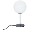 Image de Tafellamp Nachtlamp Slaapkamerlamp Woonkamerlamp, metaal Glazen bol, 1x E14, H 41,5 cm