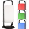 Image de LED tafellamp RGB kleurverandering buitenlamp afstandsbediening dimbare tuinlamp oplaadbare batterij, zwart wit, 0,2W 41Lm warm wit, DxH 12x25 cm