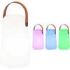 Image de Tafellamp oplaadbare tuin tafellamp buitenlamp USB dimbare afstandsbediening kleurverandering draagbaar, 1x RGB LED warm wit, DxH 12,5x21 cm