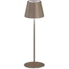 Image de Buitenlamp tafellamp dimbaar met touch tuinlamp tafellamp balkonlamp grijs bruin, RGB kleurverandering, 2W 270lm warm wit, DxH 12 x 38 cm