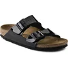 Image de Birkenstock - Arizona Zwart Patent Smal Voetbed - Maat 38