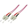 Image de LogiLink 2m SC-SC InfiniBand en Glasvezelkabel Roze