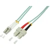 Image de LogiLink 0.5m, LC - SC InfiniBand en Glasvezelkabel 0,5 m Blauw