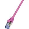 Image de LogiLink CAT6A S/FTP Patchkabel AWG26 PIMF roze 3,00m