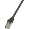 Image de LogiLink CP2063S RJ45 Netwerkkabel, patchkabel CAT 6 F/UTP 3.00 m Zwart Snagless 1 stuk(s)
