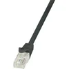 Image de LogiLink CP2073U RJ45 Netwerkkabel, patchkabel CAT 6 U/UTP 5.00 m Zwart Snagless 1 stuk(s)