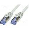 Image de LogiLink CQ3142S RJ45 Netwerkkabel, patchkabel CAT 6A S/FTP 50 m Grijs Snagless, Vlambestendig, Afscherming totaal, Hal