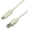 Image de LogiLink CU0160 USB-kabel USB 2.0 1 m USB C USB B 0,48 Gbit/s Wit