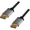 Image de LogiLink DisplayPort AV Aansluitkabel [1x DisplayPort - 1x DisplayPort] 5 m Zwart/grijs