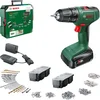 Image de Bosch EasyDrill 18V-40 - Accu Schroefboormachine - Inclusief 1x 18V (1.5 Ah) Accu - Lader - 241 delige accessoire set