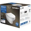 Image de Duravit Durastyle pack wandcloset rimless diepspoel zitting wit