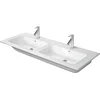Image de Duravit ME By Starck Dubbele Wastafel 130x49x18 cm Keramiek Glanzend Wit