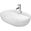 Image de Duravit Luv opzetwastafel met 1 kraangat en WonderGliss 60x40x14cm Wit