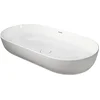 Image de Duravit Luv - Opzetwastafel, 80x40 cm, zonder overloop, WonderGliss, wit/mat grijs 03798023001