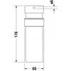 Image de Duravit Starck T Zeepdispenser Chroom 60X126X176 Mm