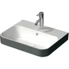 Image de Duravit Happy D.2 Plus bovenbak, 1 kraangat, 500x400 mm, gepolijst, met overloop, met kraangatbankje, 23605061001