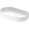 Image de Duravit Luv opzetwastafel 70x40cm ovaal zonder kraangat zonder overloop wit/wit