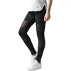 Image de Urban Classics Tech Mesh Dames Legging - zwart - 5XL