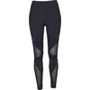 Image de Urban Classics Triangle Tech Mesh Dames Legging - zwart/zwart - 5XL