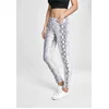 Image de Urban Classics Ladies Snake Stretch Twill Skinny Pants Dames Stoffen broek - gebroken wit/grijs - S
