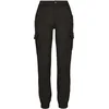 Image de Urban Classics High Waist Dames Cargobroeken - zwart - W26L32