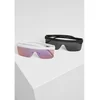 Image de Urban Classics - Sunglasses Rhodos 2Pack black/white one size Zonnebril - Zwart/Wit