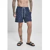 Image de Urban Classics - Pattern Skull and Yacht Zwemshorts - M - Blauw