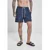Image de Urban Classics - Pattern Skull and Yacht Zwemshorts - L - Blauw