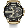 Image de Diesel Mr Daddy 2.0 DZ7333 Herenhorloge 57 mm - Goudkleurig