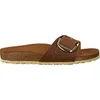 Image de Birkenstock Madrid Dames Slippers Small fit - Cognac - Maat 39
