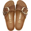 Image de Birkenstock Madrid Dames Slippers Small fit - Cognac - Maat 40