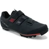 Image de CUBE Fietsschoenen MTB Peak - Sportschoenen - Met klittenband - Zwart/Rood - Maat 46