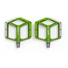 Image de ACID Pedalen Flat A1-CB - Grote voetafdruk - 9 verstelbare pinnen - Aluminium - 370g - L115xB103xH16 mm - Groen